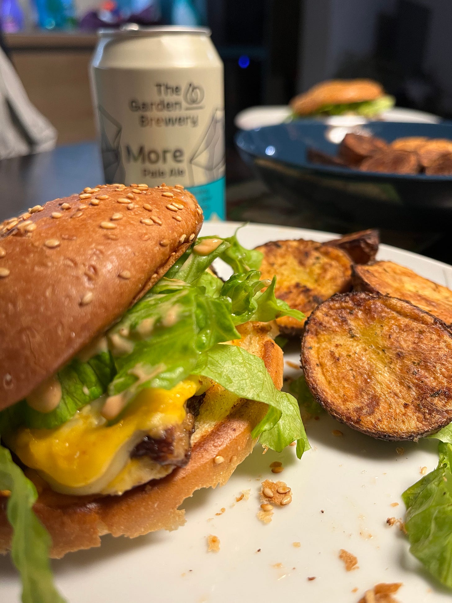 A homemade meal