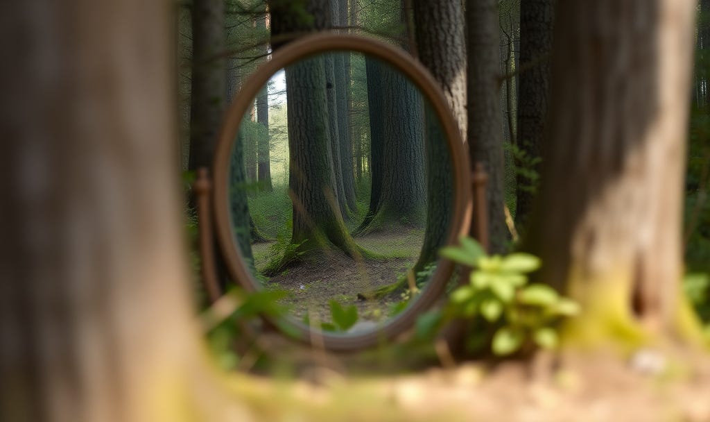 The mirror most people don't want to look at - founder and client running the same self-trust pattern